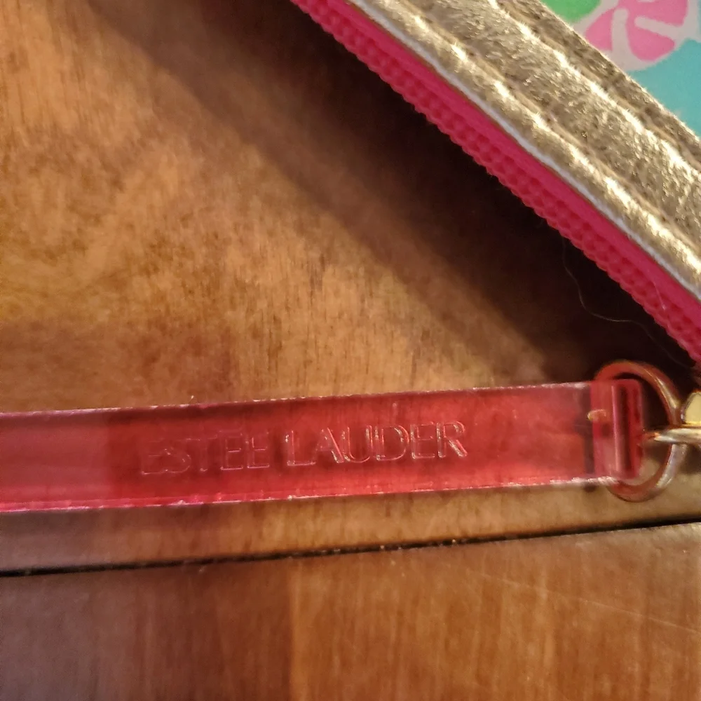 Lilly Pulitzer made for Estee Lauder Floral Cosmetic Bag